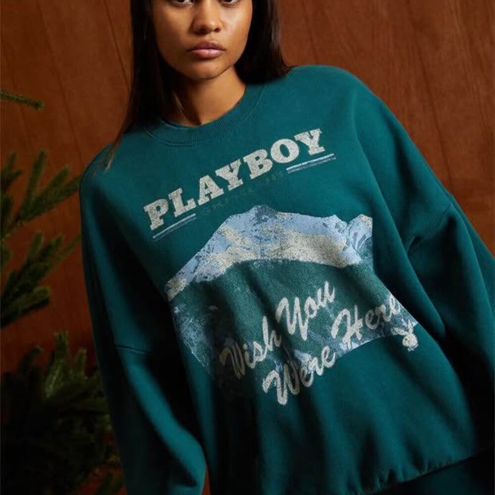 Playboy ski club crewneck